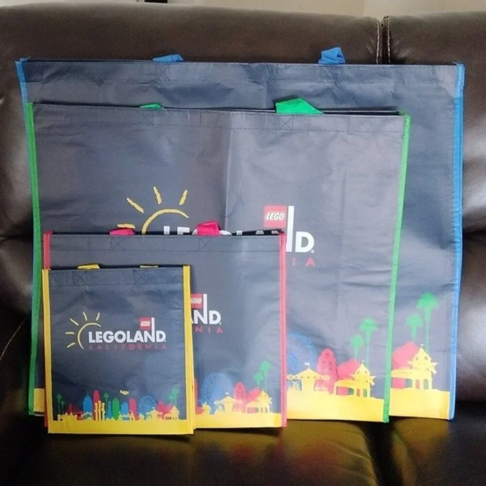 Legoland California Gift Bags, Set of 4: Small, Medium, Large & Extra Large